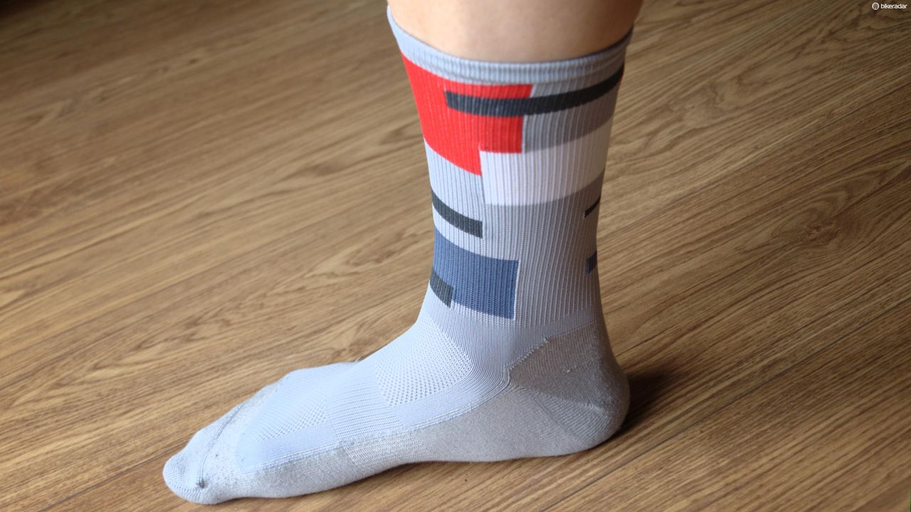 The socks are designed to be a sort of legend for the base layer (Tom Ballard / Immediate Media)