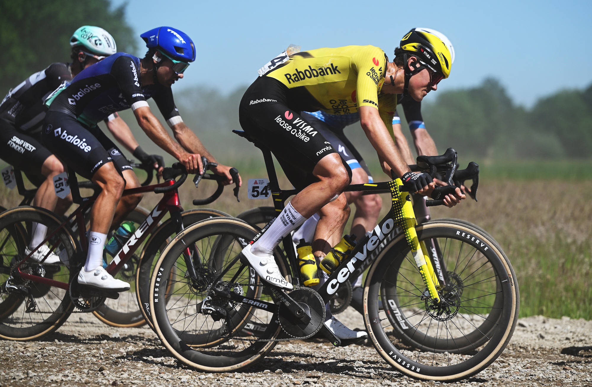 Ashlin Barry of United States and Team Visma | Lease a Bike competes during the 9th Antwerp Port Epic / Sels Trophy 2026
