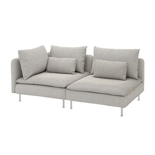 IKEA grey modular sofa