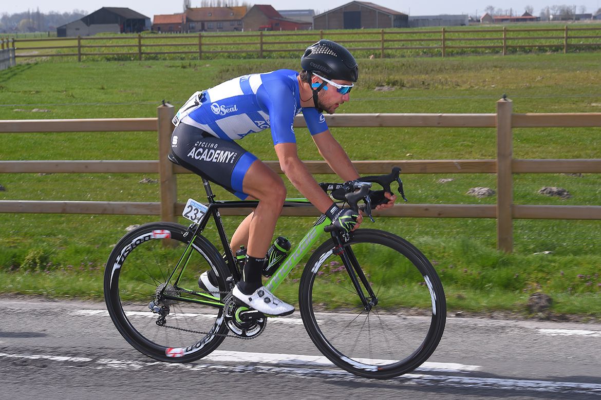 Guy Sagiv riding Gent-Wevelgem