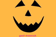Jack O'Lantern Halloween pumpkin carving template
