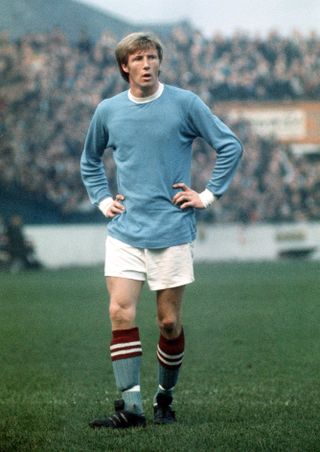 Bell made 492 appearances and scored 152 goals in 13 years at City