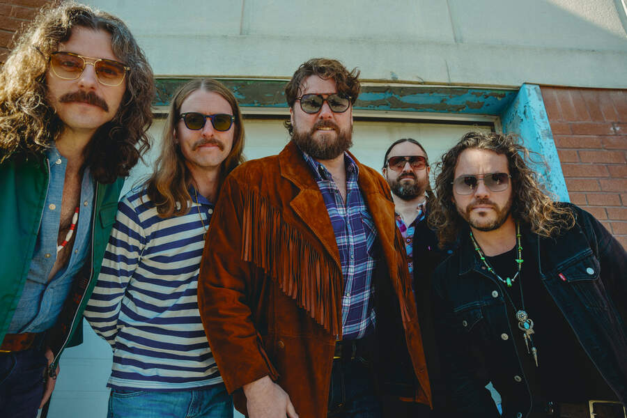 The Sheepdogs group portrait