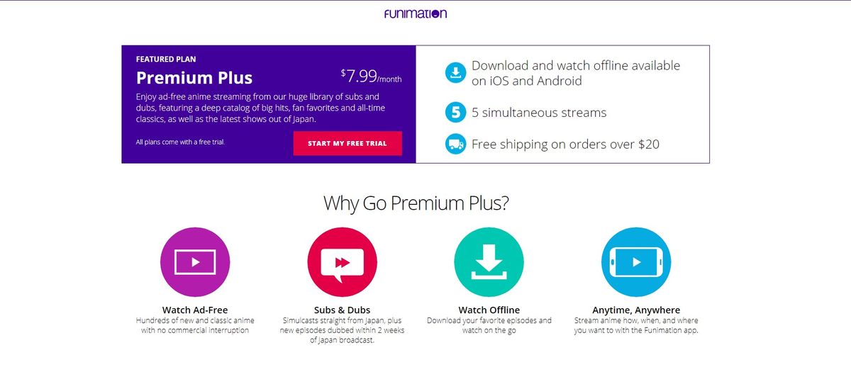 Funimation Difference Between Premium And Premium Plus Funimation cost and plan prices guide | TechRadar