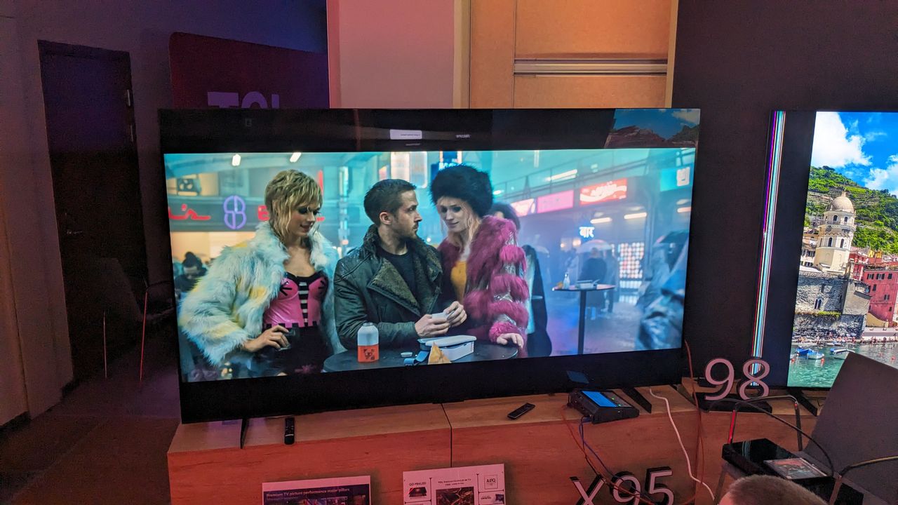 TCL X955 with Blade Runner 2049 on screen