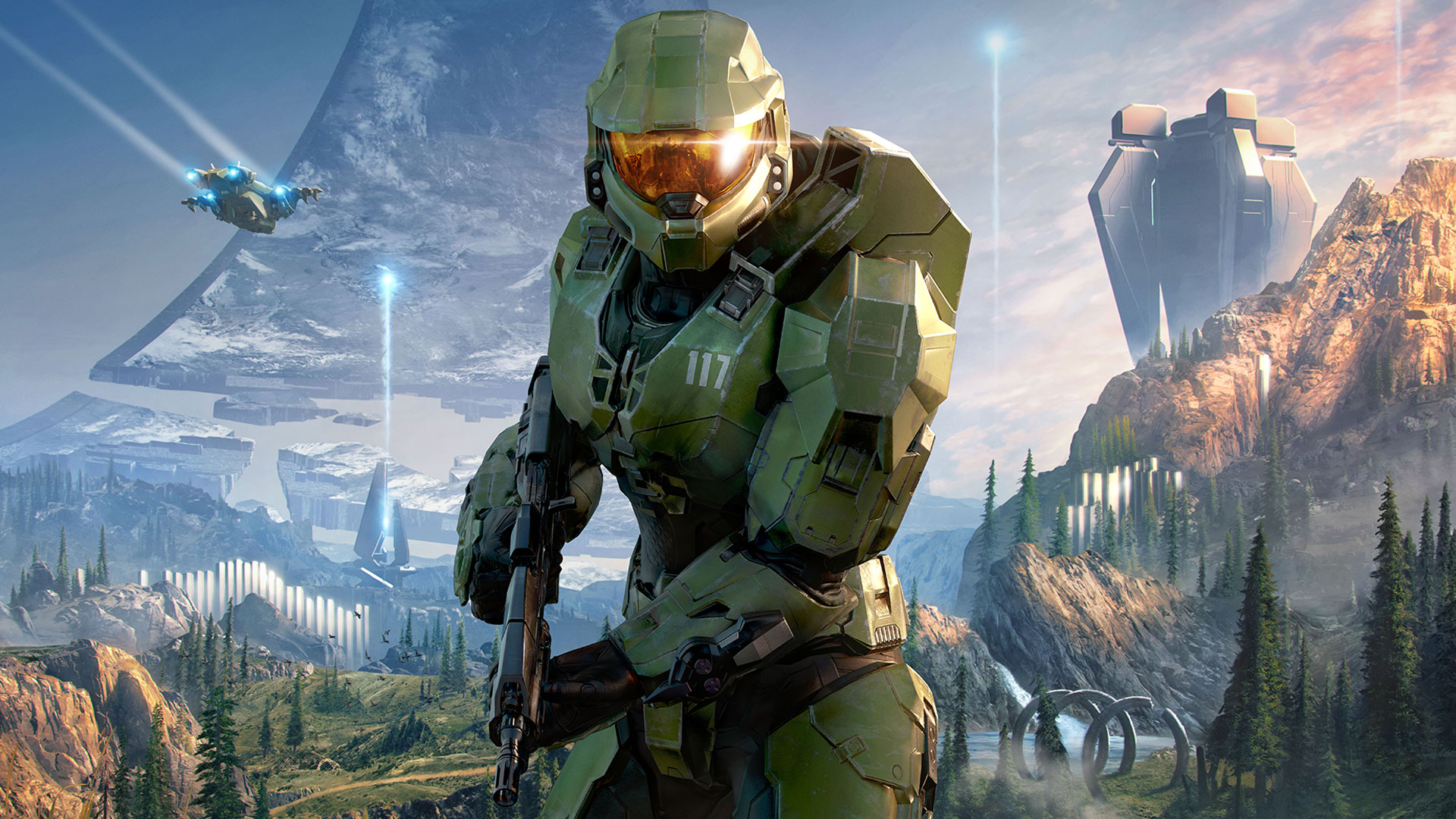 Halo TV show marks return to filming with first look at Master Chief helmet  | GamesRadar+