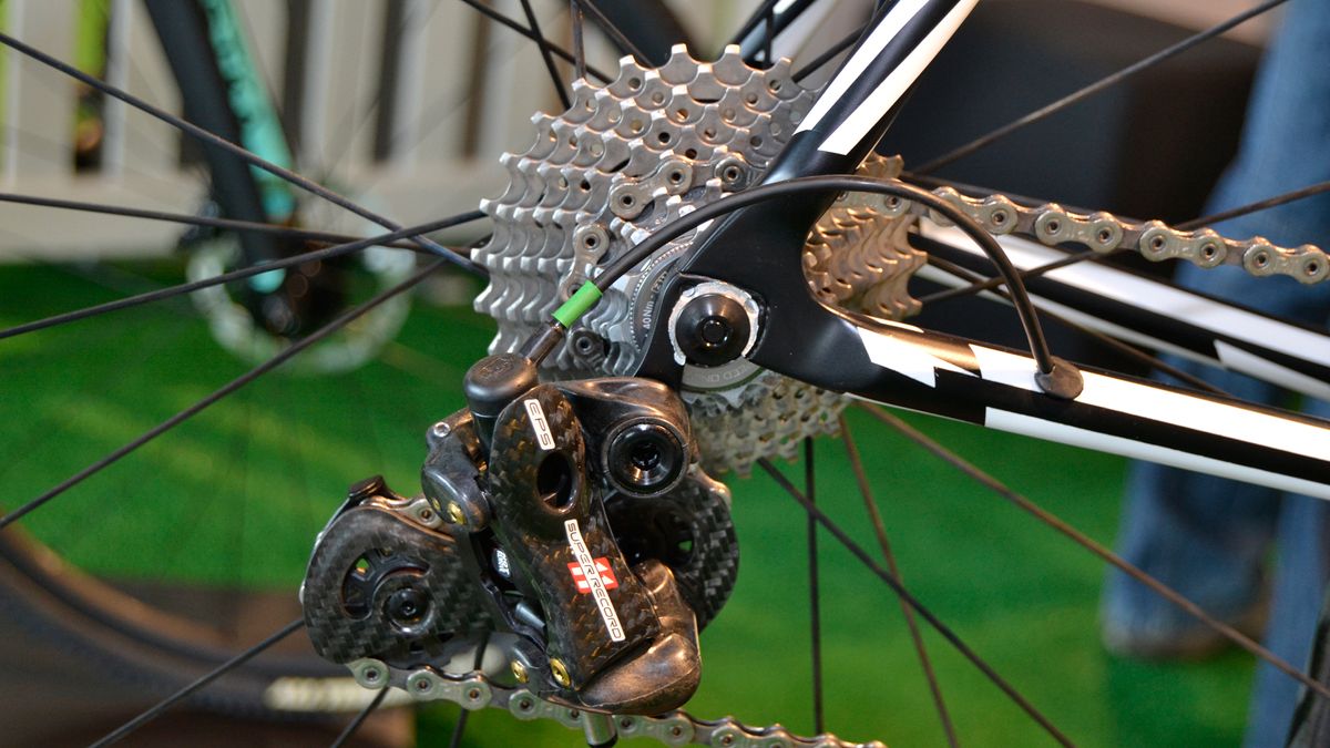 Michael's Festka One LT is fitted with Campagnolo Super Record EPS