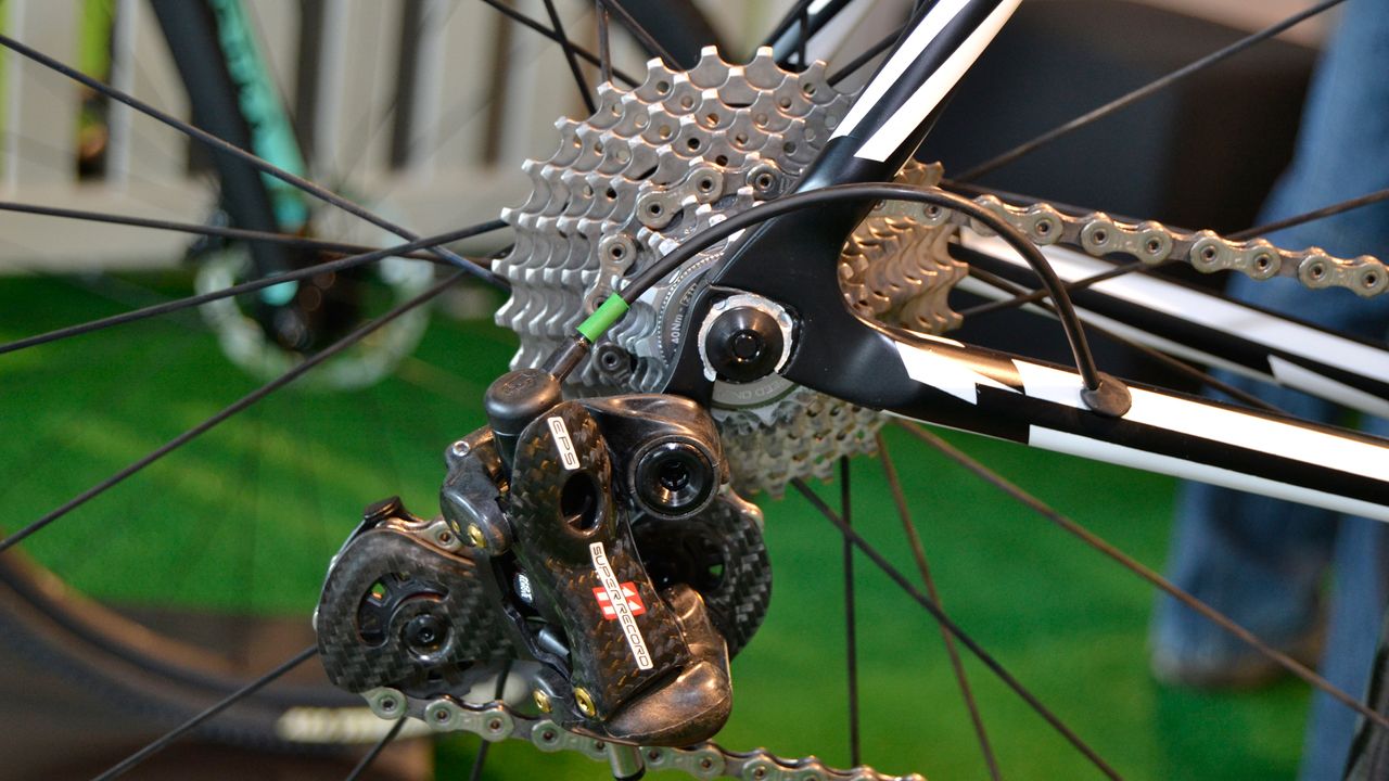 Michael's Festka One LT is fitted with Campagnolo Super Record EPS