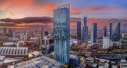 Image of a city skyline