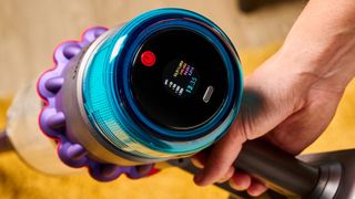 Person using Dyson Gen5detect vacuum