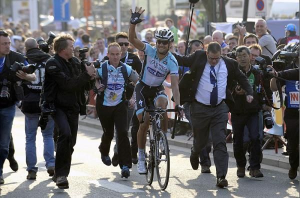 With today's victory, Boonen has won E3 Prijs Vlaanderen-Harelbeke a record five times.