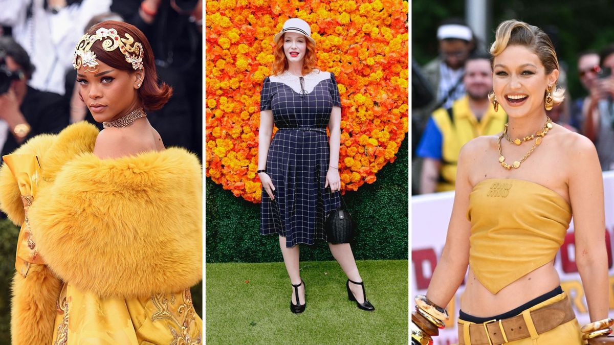 The best celebrity nods to vintage fashion