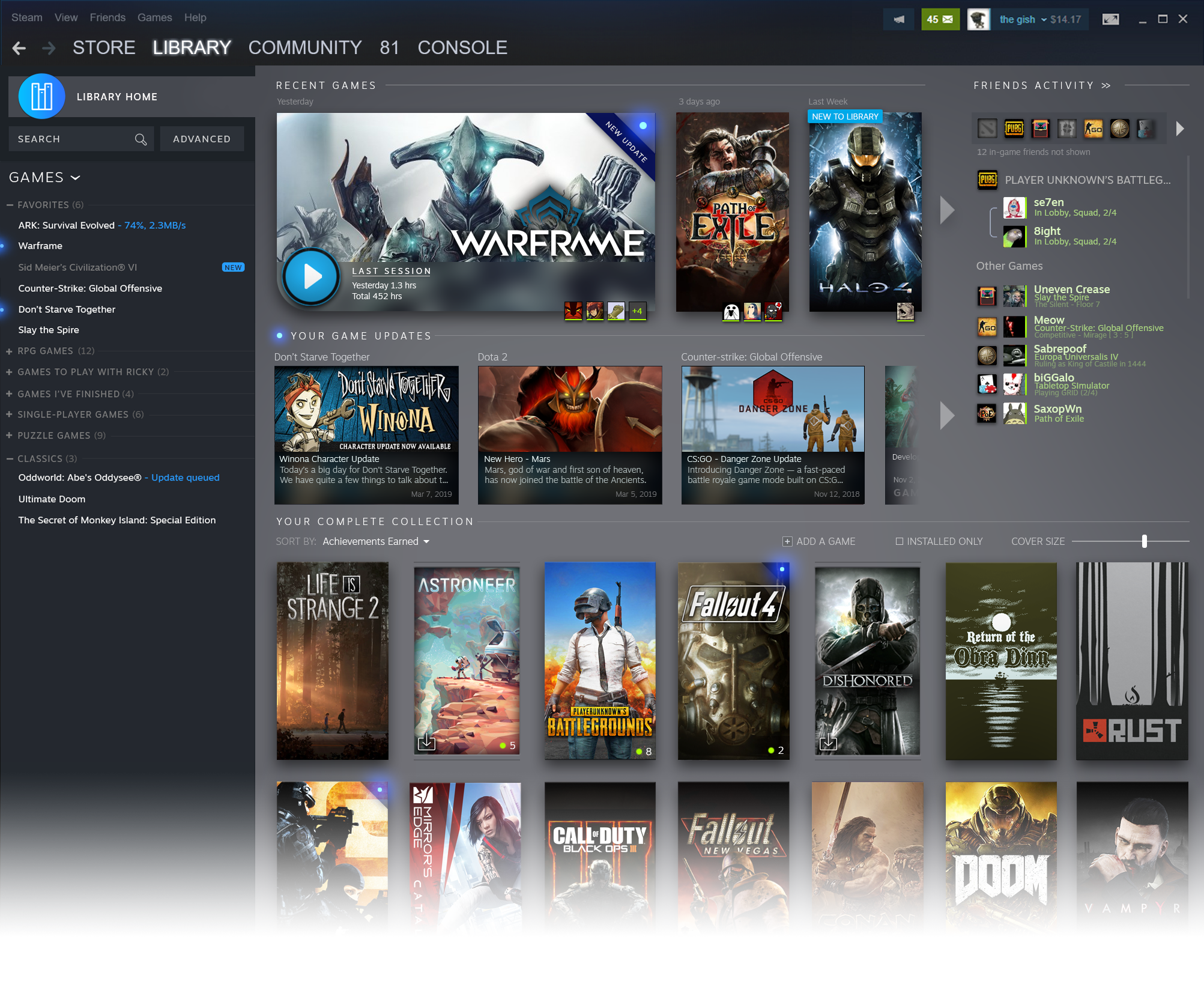 Steam Is Finally Getting A Redesigned Library Here S Our First Look Pc Gamer - new update on the home page revamped continue roblox
