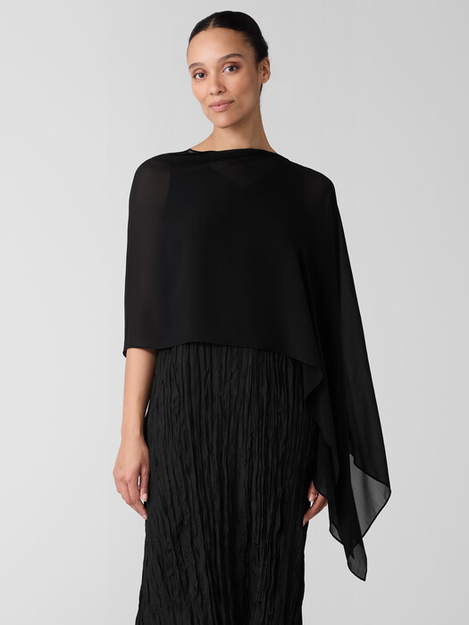 Sheer Silk Georgette Wrap