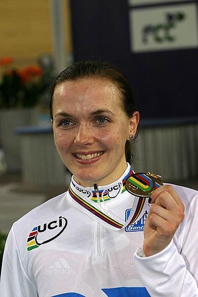 Two time world champ Victoria Pendleton (GBr).