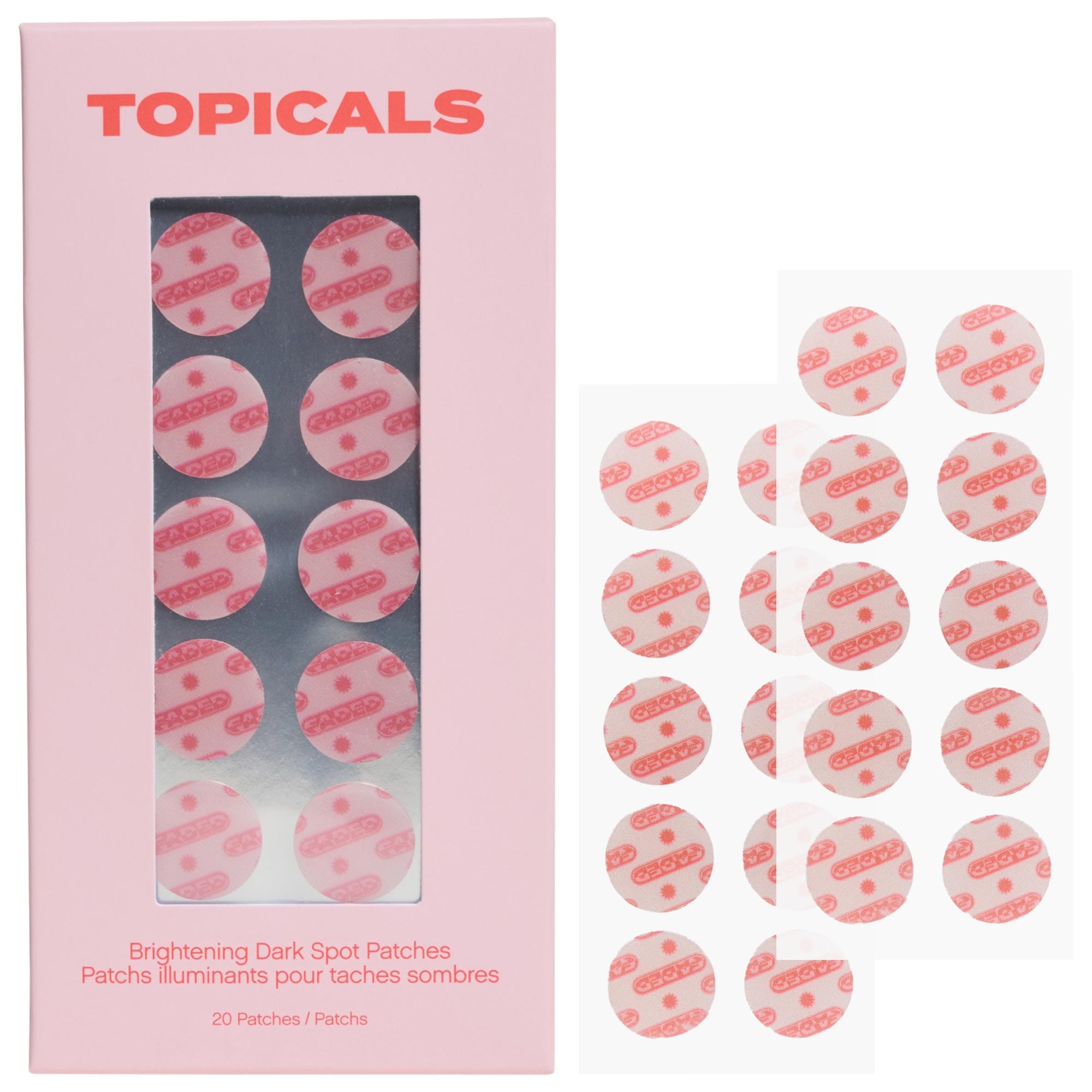 Faded Tranexamic Acid Dark Spot Patches for Hyperpigmentation