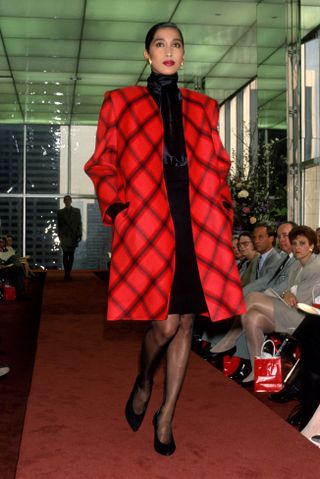 80s trends red coat