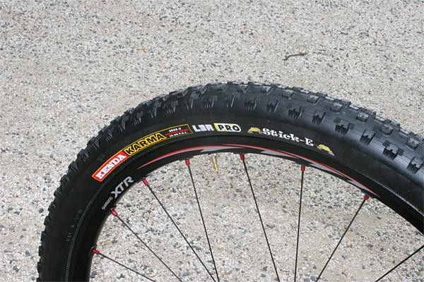 Kenda Karma tyres deliver a fast roll.