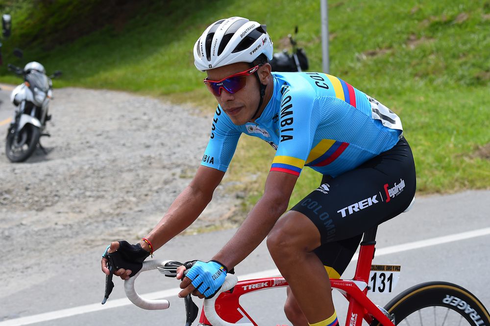 Jarlinson Pantano (Trek - Segafredo) riding for the Colombiaa team