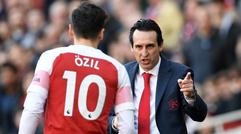 Unai Emery Mesut Ozil