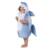 Dress Up America Sky Blue Shark Child Costume: View at Amazon