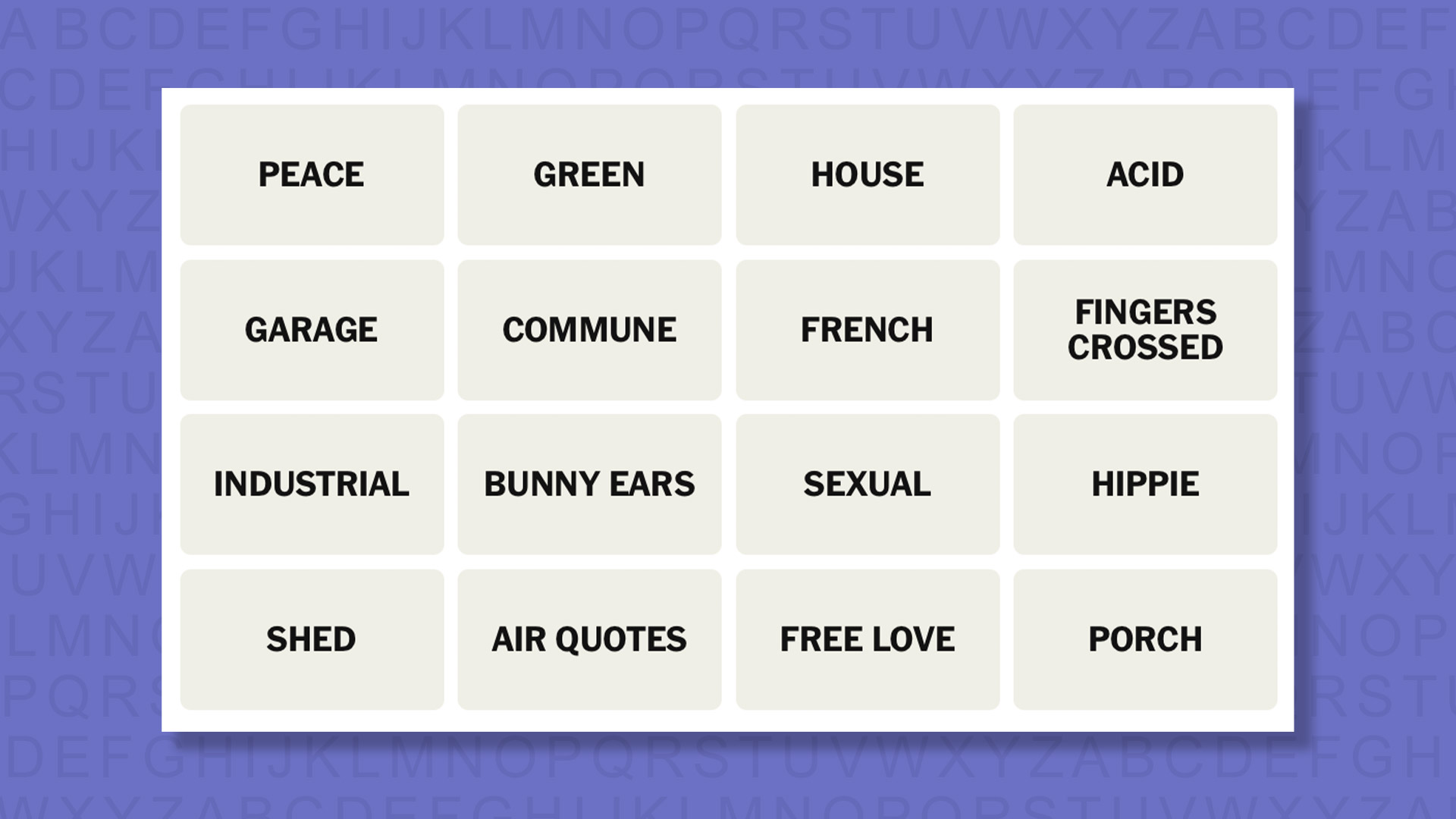 NYT Connections hints for game 1057 on a purple background