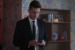 EastEnders Callum gets a text