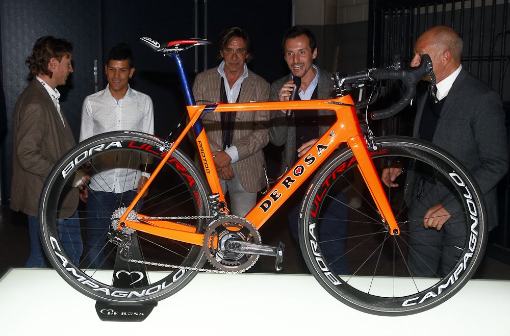 Nippo - Vini Fantini will be on the De Rosa Protos in striking orange team colours for 2017