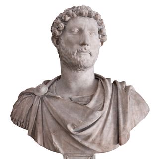 Bust of the the roman emperor Hadrian.
