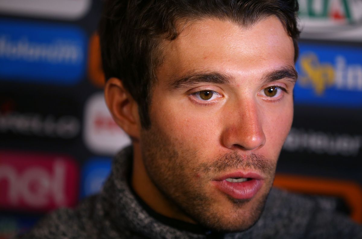 Thibaut Pinot of FDJ at the Giro press conference