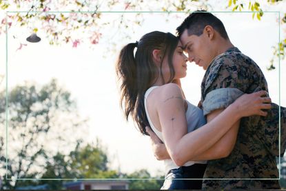 Sofia Carson and Nicholas Galitzine in Netflix's Purple Hearts