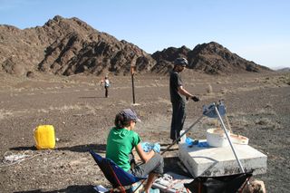 Collecting water samples