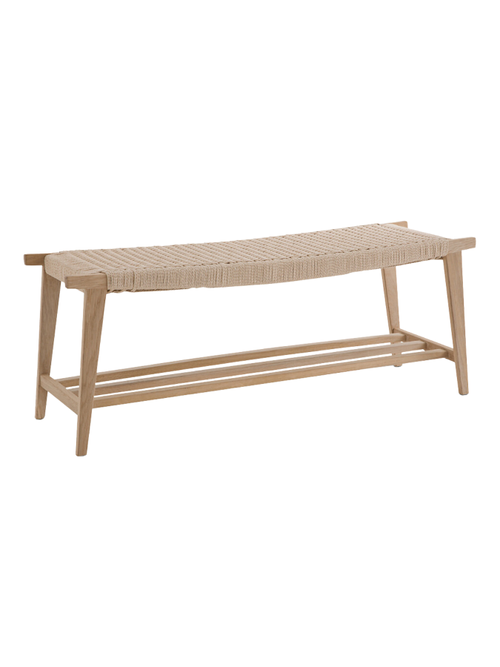 Kioto Solid Oak Bench