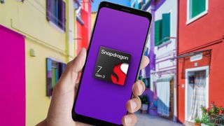 The Snapdragon 7 Gen 3 on a phone