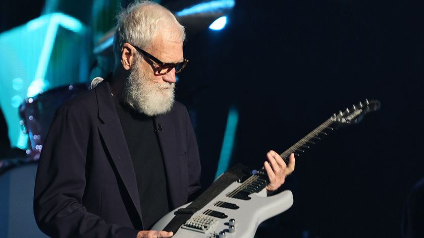LOS ANGELES, CALIFORNIA - NOVEMBER 08: David Letterman speaks onstage during the 2025 Rock &amp; Roll Hall Of Fame Induction Ceremony - Inside at Peacock Theater on November 08, 2025 in Los Angeles, California. (Photo by Theo Wargo/Getty Images for RRHOF)