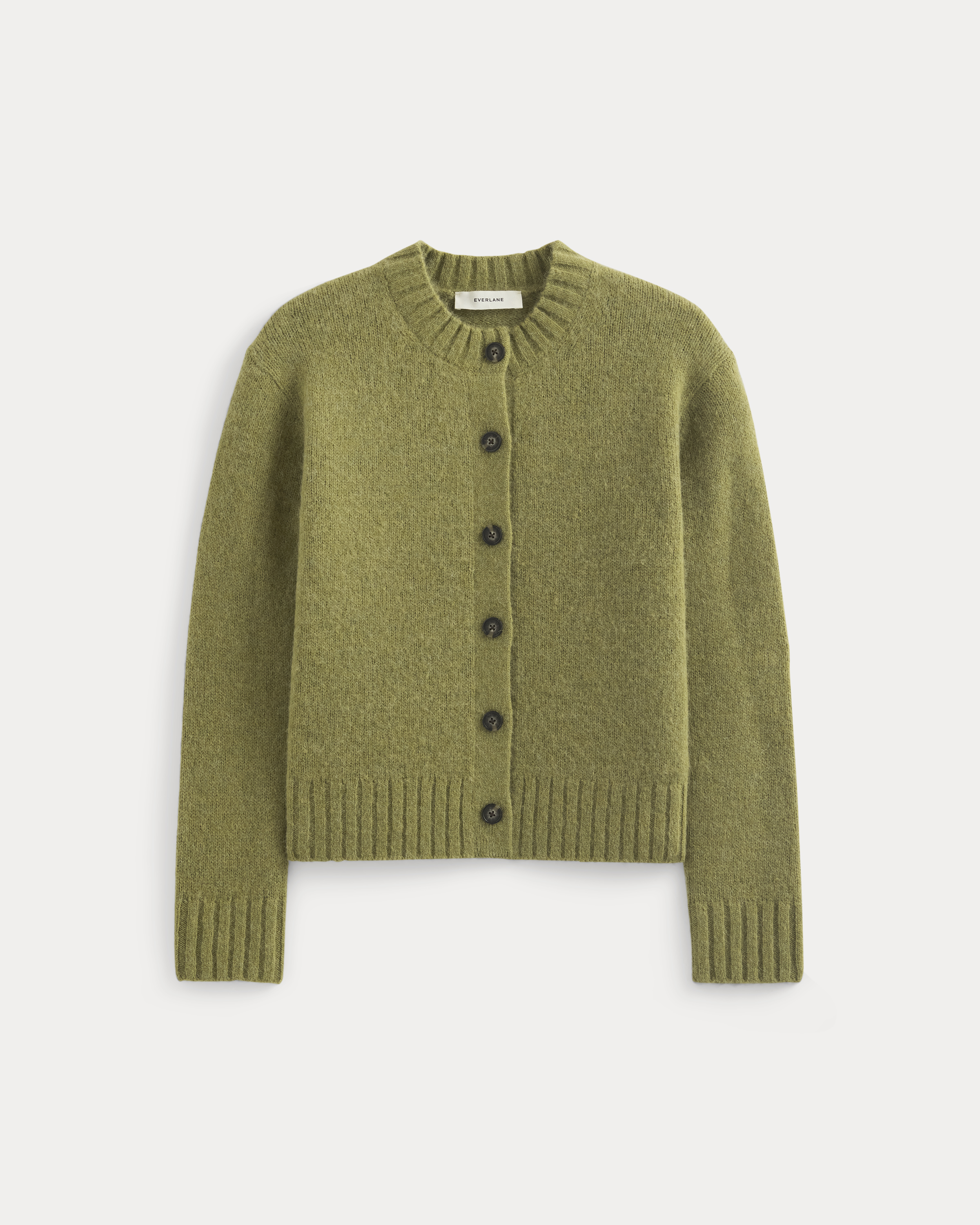 everlane, The Crew Cardigan in Alpaca