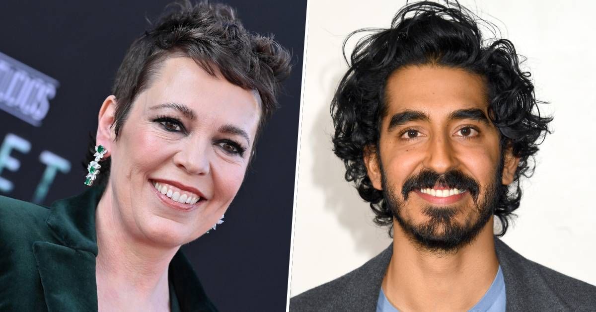 Olivia Colman and Dev Patel