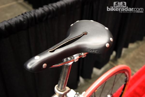 Rivet is a new leather saddle company based in Sacramento, California, designed to offer a feel somewhere in between Brooks and Selle Anatomica. Pricing is relatively reasonable, too, and they're even relatively light for the genre as well.