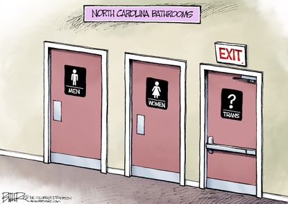 Editorial Cartoon U.S. North Carolina Trans