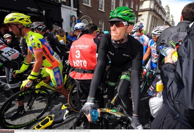 Pierre Rolland (Europcar) at the startline