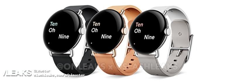 Pixel Watch in various band styles and watch faces