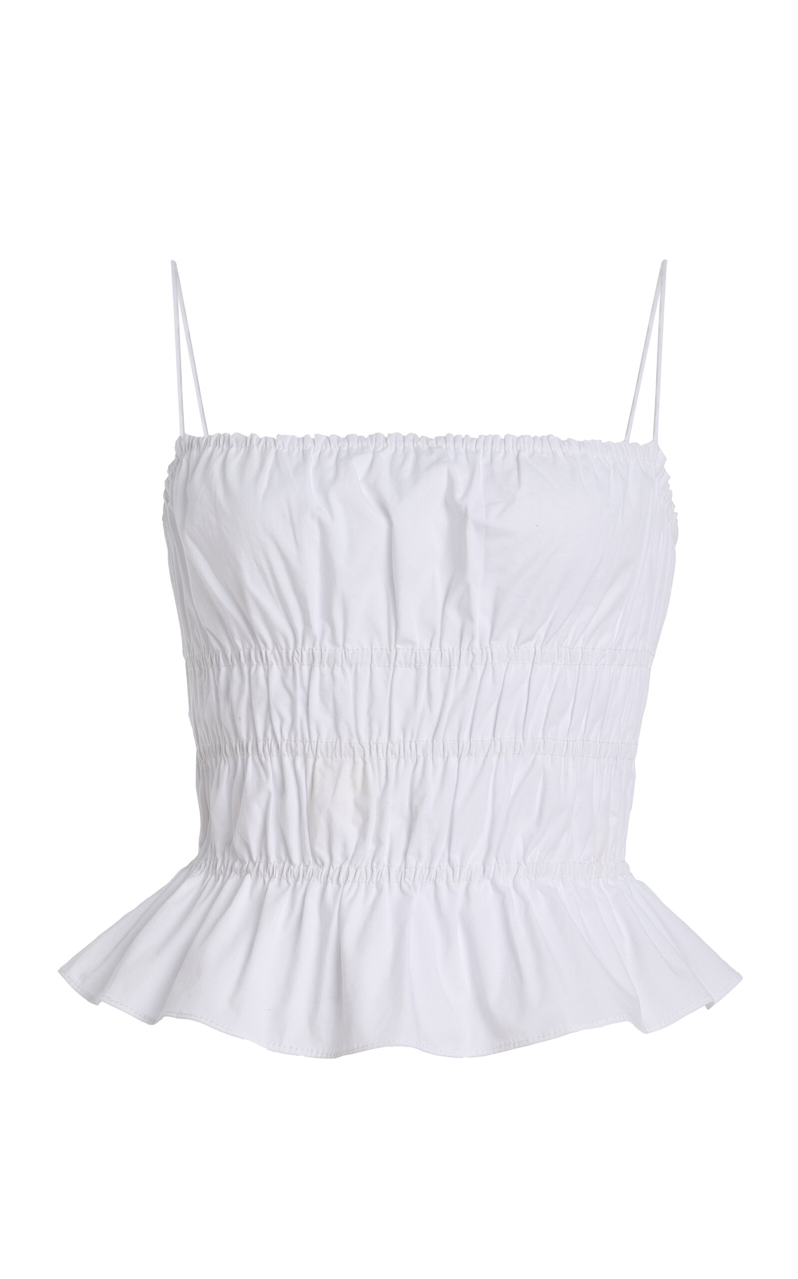 Ayla Smocked Cotton Top