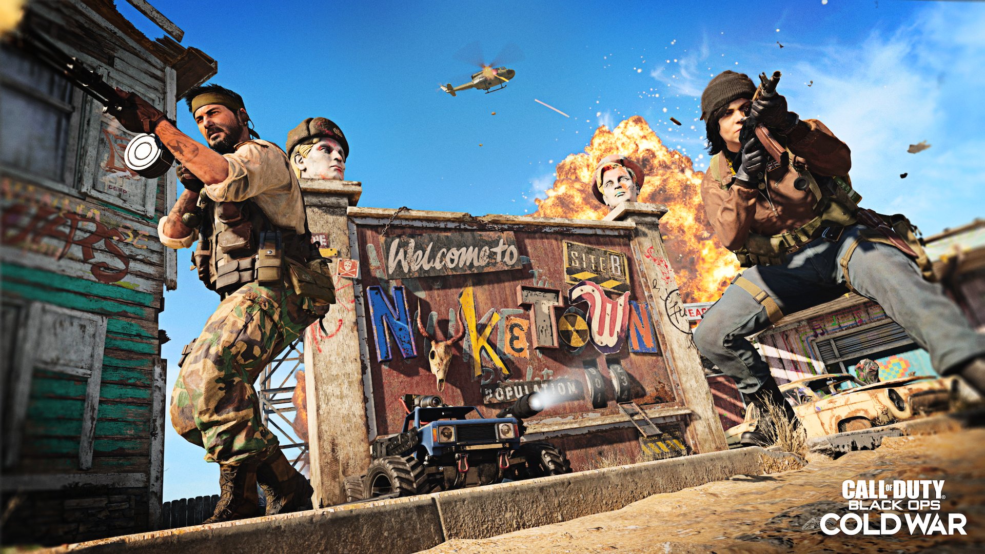  The latest version of Call of Duty's iconic Nuketown map has a somewhat ironic anti-war message 