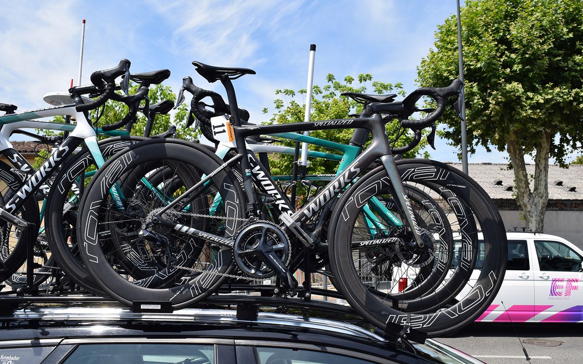 Peter Sagan's S-Works Tarmac is also in the special Sagan Collection finish