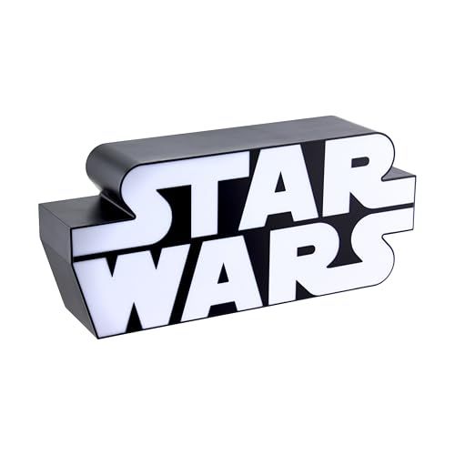 Paladone Star Wars Logo Light, Wall Mountable and Freestanding, Officially Licensed Disney Star Wars Merchandise - Star Wars Light Decor and Gifts for Men