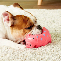 Multipet Latex Polka Dot Globlet Pig Squeaky Dog Toy | Was $13.29