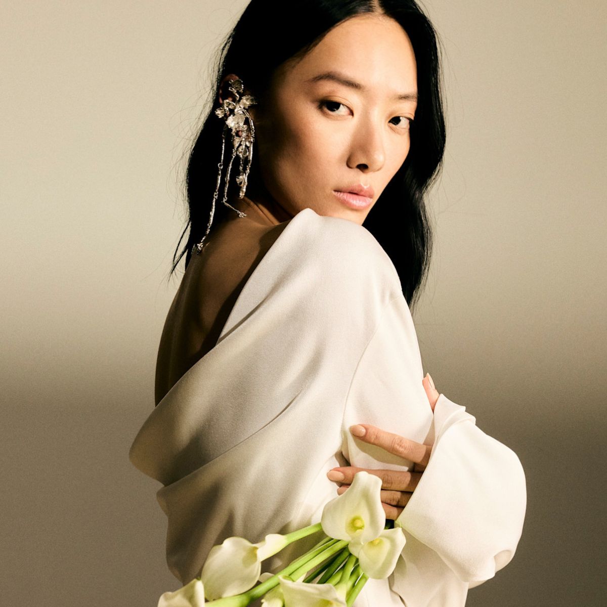 An image of the key wedding dress trends for 2026. 