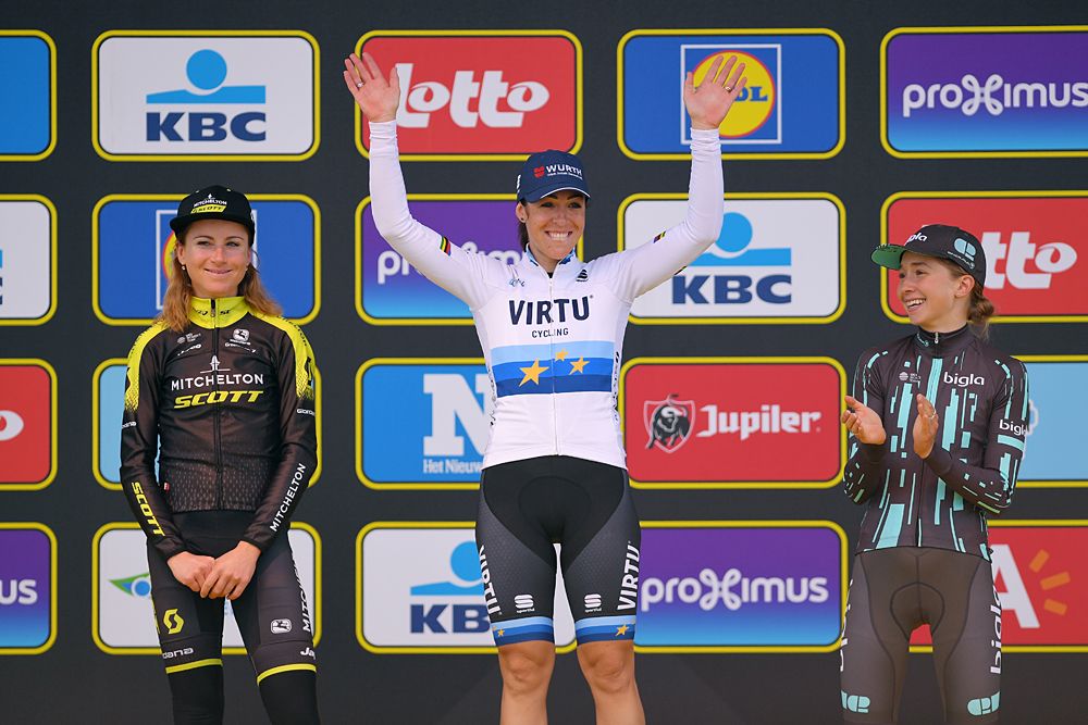 Marta Bastianelli (Virtu) wins Tour of Flanders, Annemiek van Vleuten (Mitchelton-Scott) was second, Cecilie Uttrup Ludwig (Bigla) was third