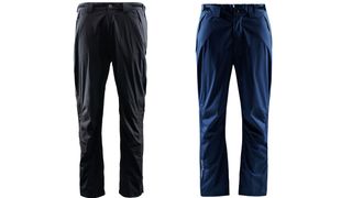 Abacus pitch trousers pictured in both black and navy