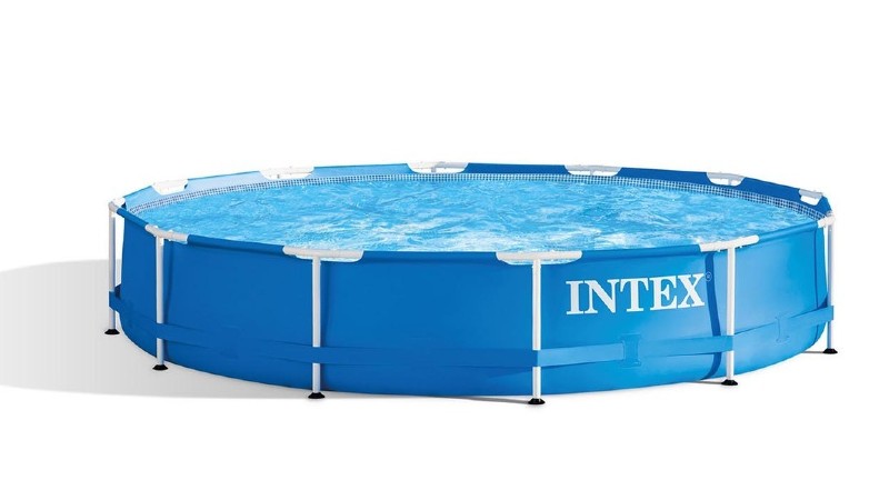 Intex metal frame above-ground pool set